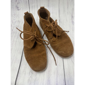 Men's UGG Suede Chukka Boots Size 10.5 Brown Lace Up